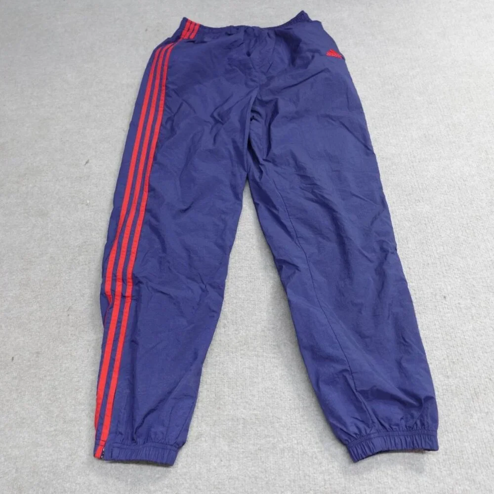 adidas Men’s Navy Track Pants with Red Stripes